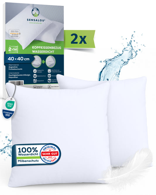 Sensalou cushion cover set of 2 waterproof