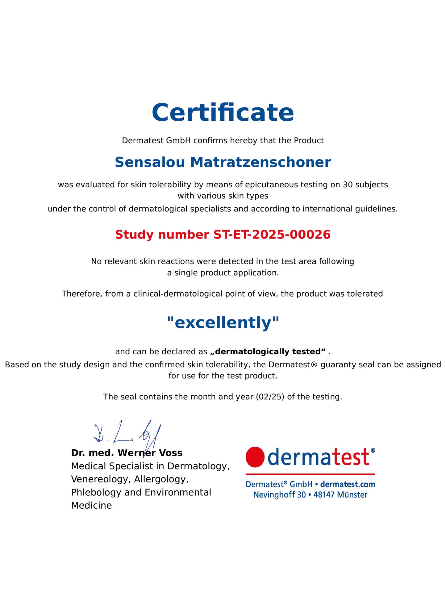 Sensalou Matratzenschoner Wasserdicht - Nässeschutz Matratzenauflage