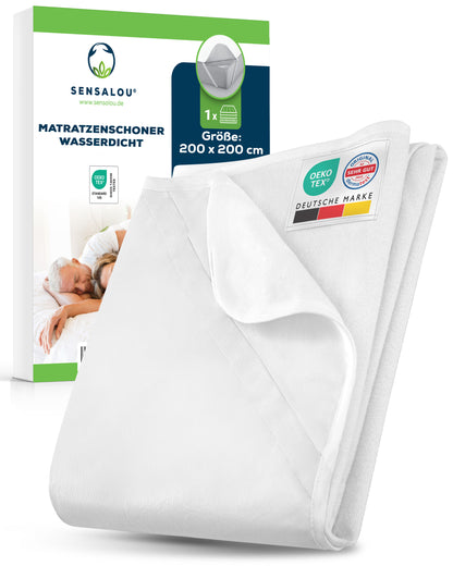 Sensalou Matratzenschoner Wasserdicht - Nässeschutz Matratzenauflage