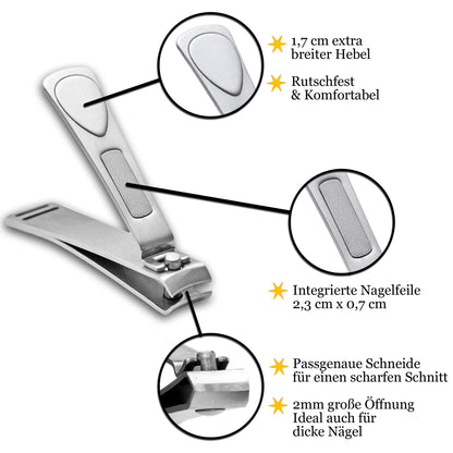 Nail clippers large made of stainless steel