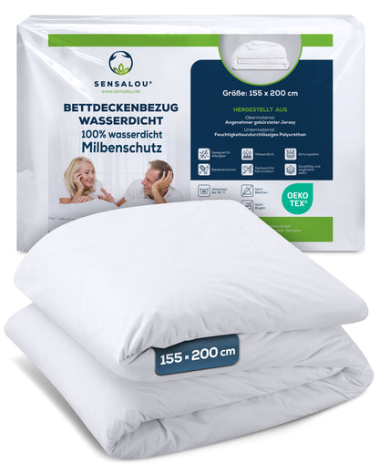 Sensalou Inkontinenz Bettdecken Oberbett Bezug wasserdicht
