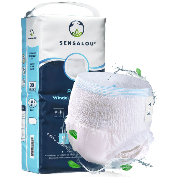 Sensalou Incontinence Pants - Adult Diapers Medium Absorbency (Super)